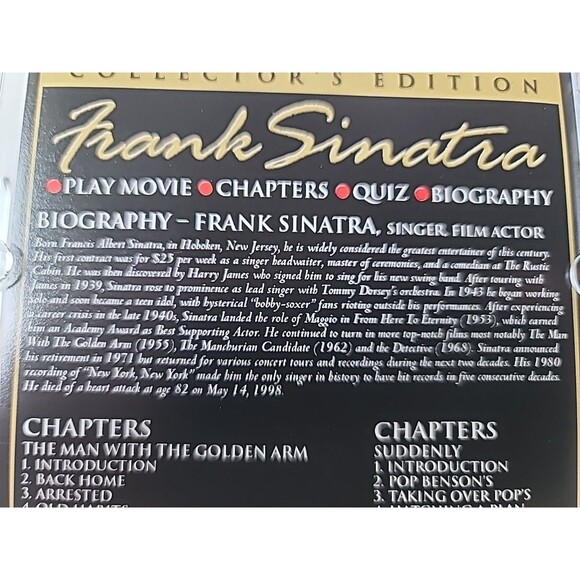 Frank Sinatra - 2 Pack: Suddenly/The Man With The Golden Arm (DVD, 2000,... - Picture 8 of 10